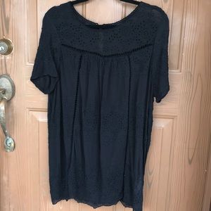 Lucky Brand Embroidered Tunic/Blouse